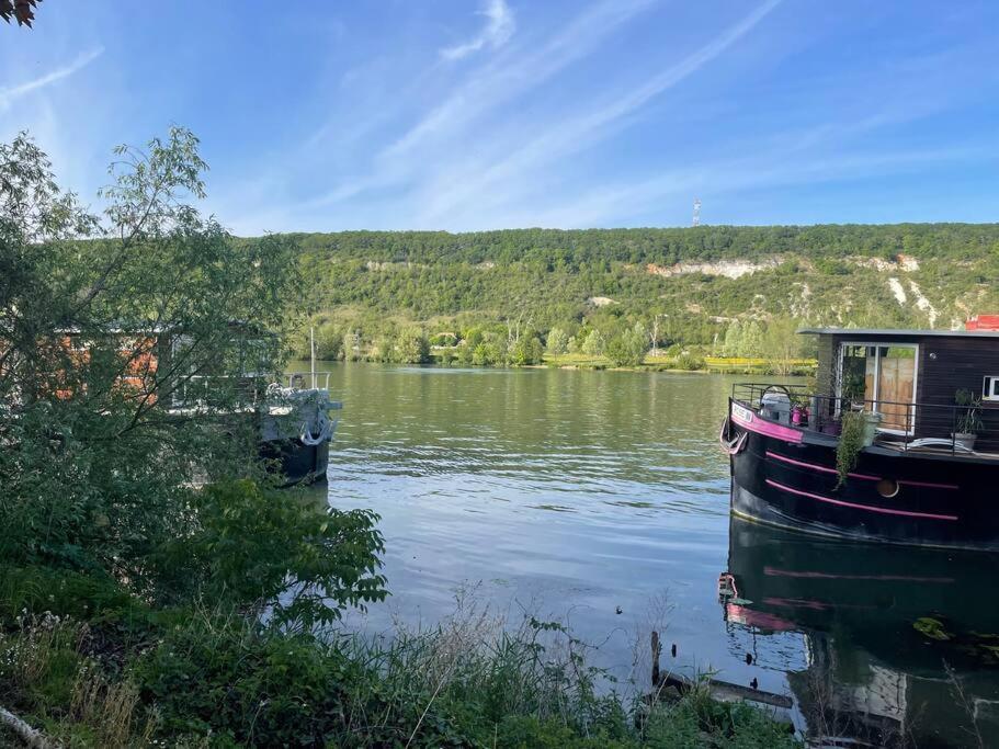 Maison Fleurs De Lys, Climatisee, Wifi Et Parking Privee Gratuit, Lave-Linge, Vernon Giverny Vila Exterior foto