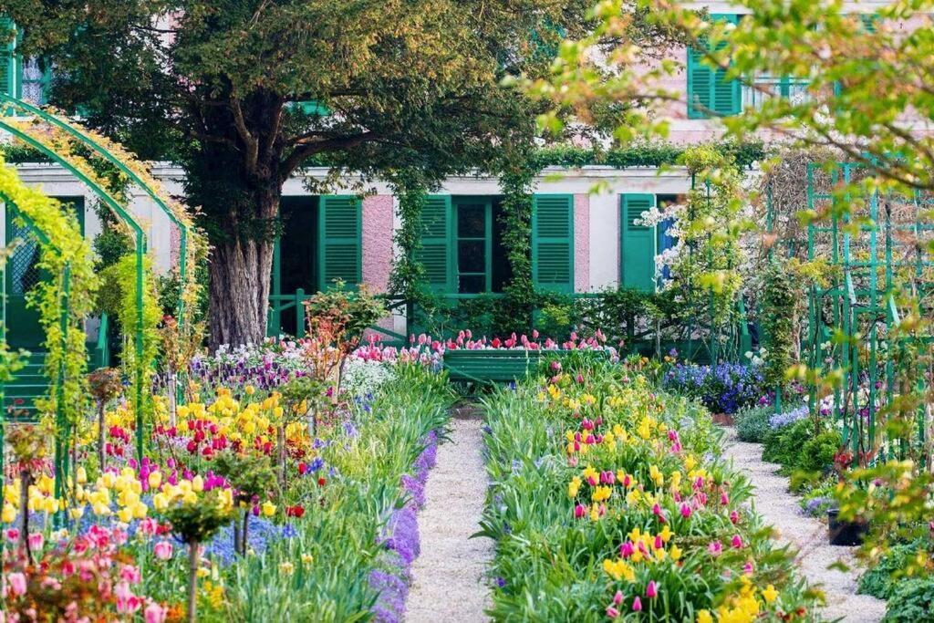 Maison Fleurs De Lys, Climatisee, Wifi Et Parking Privee Gratuit, Lave-Linge, Vernon Giverny Vernon (Eure) Exterior foto